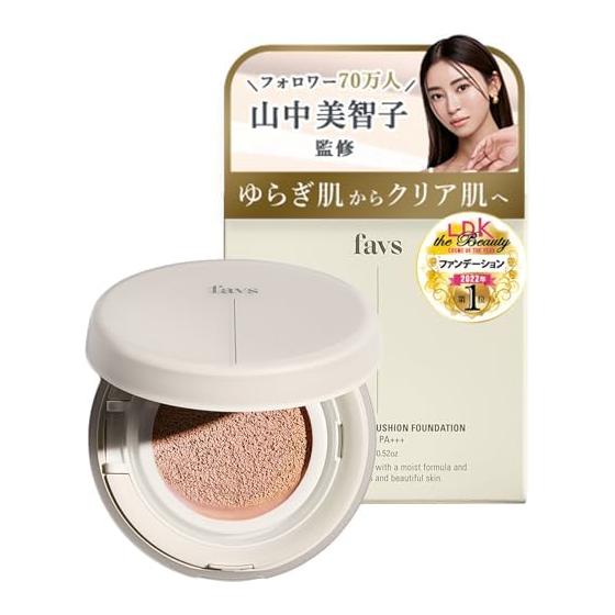 [Cushion foundation for sensitive skin] favs Calming Glow Up Cushion Foundation 15g VANILLA Cushion Foundation SPF50 PA+++ Favs Fable