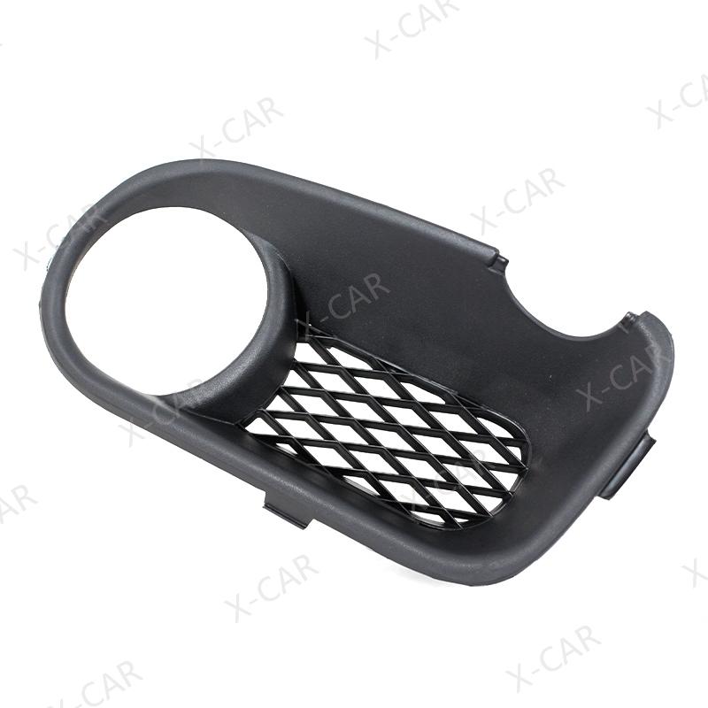2PCS For VW Touareg 2003 2004 2005 2006 Front Bumper Fog Lamp Foglight Trim Grille Cover Fram Lid Bezel Hood 7L6853663 7L6853664