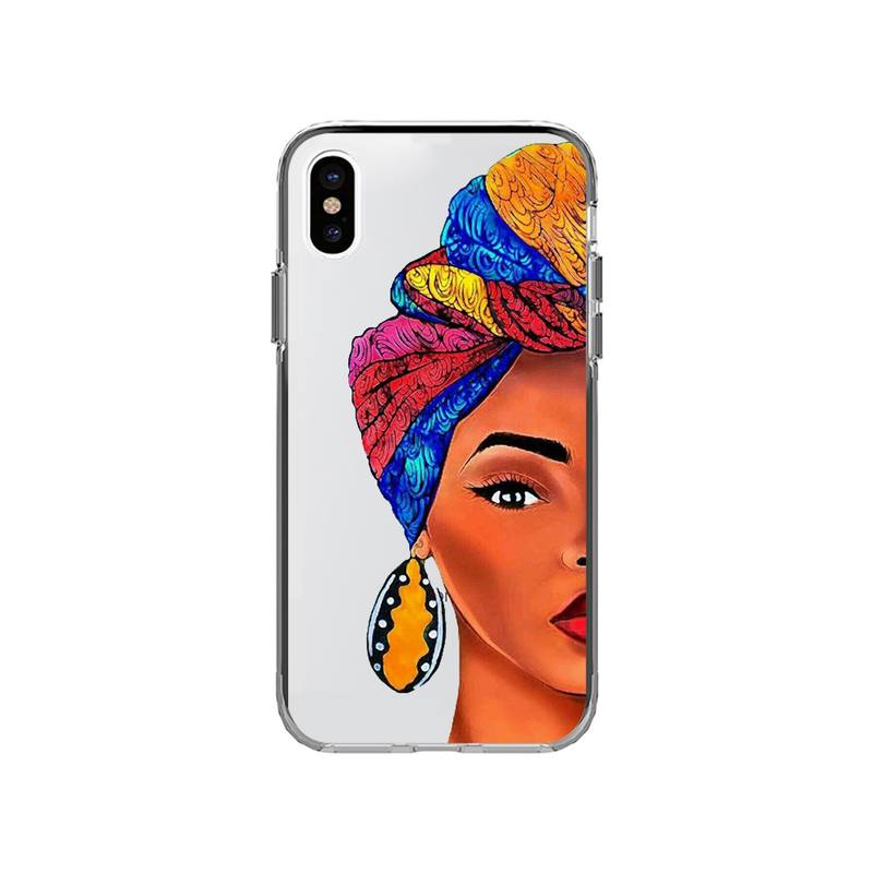 YNDFCNB Cartoon South Africa Woman Phone Case for iPhone 11 12 13 Mini Pro XS MAX 8 7 6 6S Plus X 5S SE 2020 XR Cover
