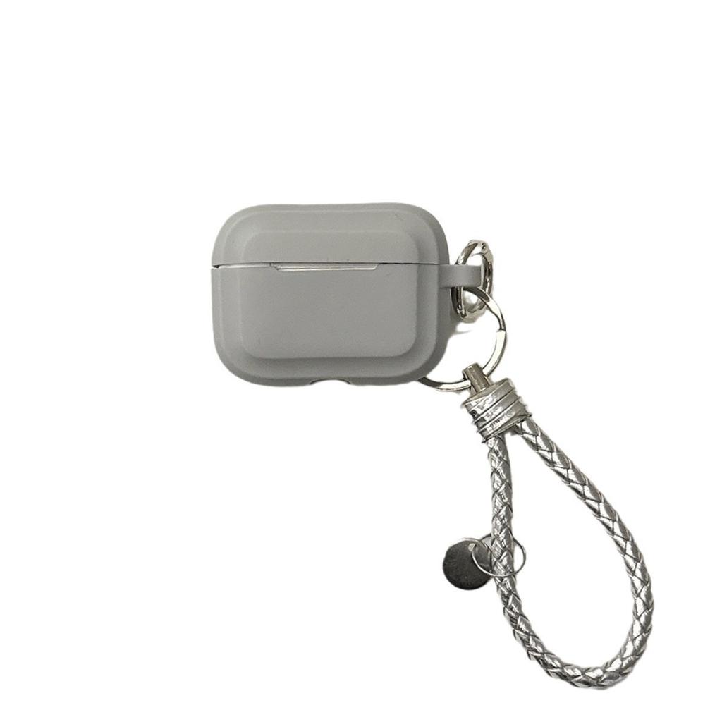 Simple Silicone Woven Lanyard for Apple AirPods 11th Generation Bluetooth Headset Protective Case Pro1 Headphone Case