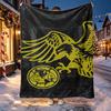 Club America Pattern Blanket for Home Decoration, Bed, Sofa, Car Travel, Camping, Suitable for All Seasons, Birthday Christmas Gift