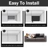 3Pcs Couch Cushion Support High Density Sponge Under Cushion Sag Repair Pad Comfortable Sofa Cushion Support Furniture Accessory
