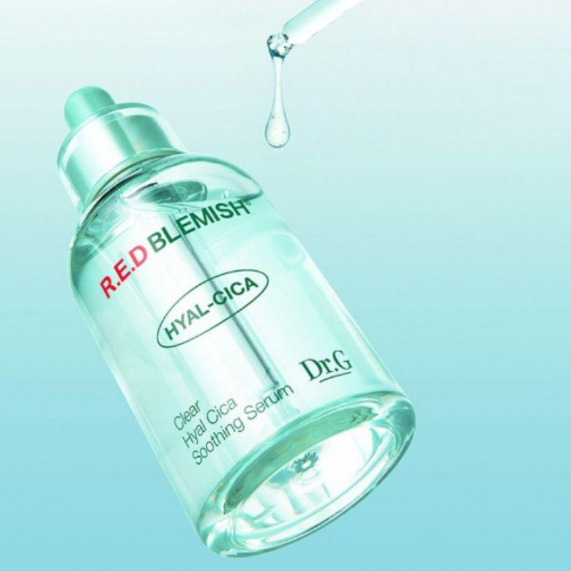 Dr.G Red Blemish Clear Hyal Cica Soothing Serum Hydrating Calming Facial Serum 50ml