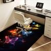 Colorful Glowing Butterfly Phone WallpaperOffice Mat Home Decor Office Desk Chair Rugs Chair Carpet for Office Chair Mat Gift For Halloween