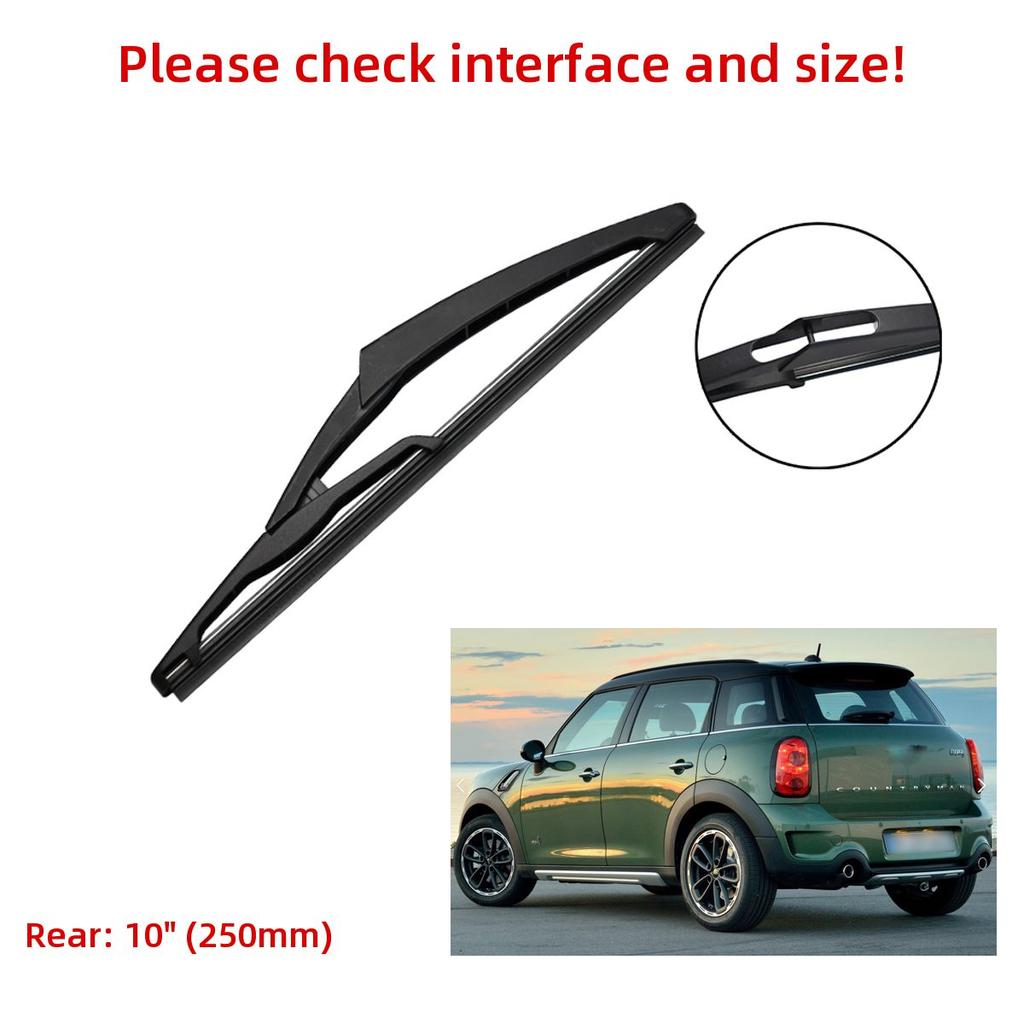 3 stk. vindusviskerblader for MINI Countryman R60 2010-2016 20" 19" 10" Passer frontrute Vindskjerm Vindusviskere Kuttertilbehør 2011 2012 2013 2014