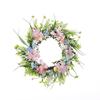 Easter Wreath Kit: Spring Flowers & Cute Rabbit Wall Decor