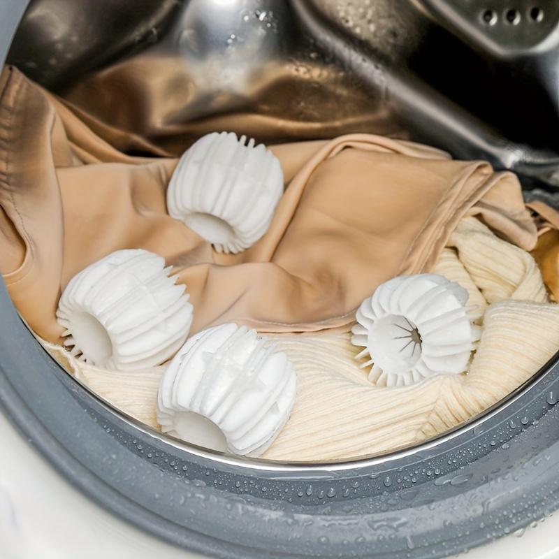 Set of 2 Reusable Laundry Balls - Removes Hair, Softens Clothes, Prevents Tangling, No Electricity Needed.