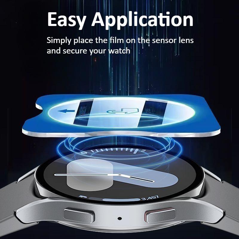 Für Samsung Galaxy Watch 8 7 6 5 4 8Ultra 7Ultra 8Classic 6Classic 2025 47MM 46MM 44MM 40MM Klar 9H Gehärtetes Glas Positionierung Displayschutzfolie