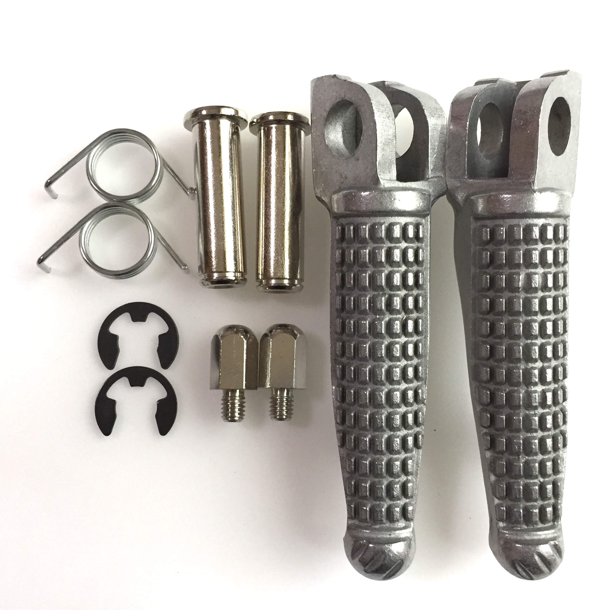 

ZX-14R Ninja 250R 650R ER 6F Z750 Z1000 ZZR1400 Left front step серебряный