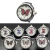Montre Anneau pour Femmes et Hommes Montre Analogique à Quartz Cadran à Chiffres Romains Bracelet