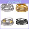 Punk Retro Steel Geometric Bracelets For Men With Multicolor Coils For Festival Gifting