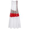 2023 Summer Plus Size Women's Retro Sleeveless Pocket Long Dress
