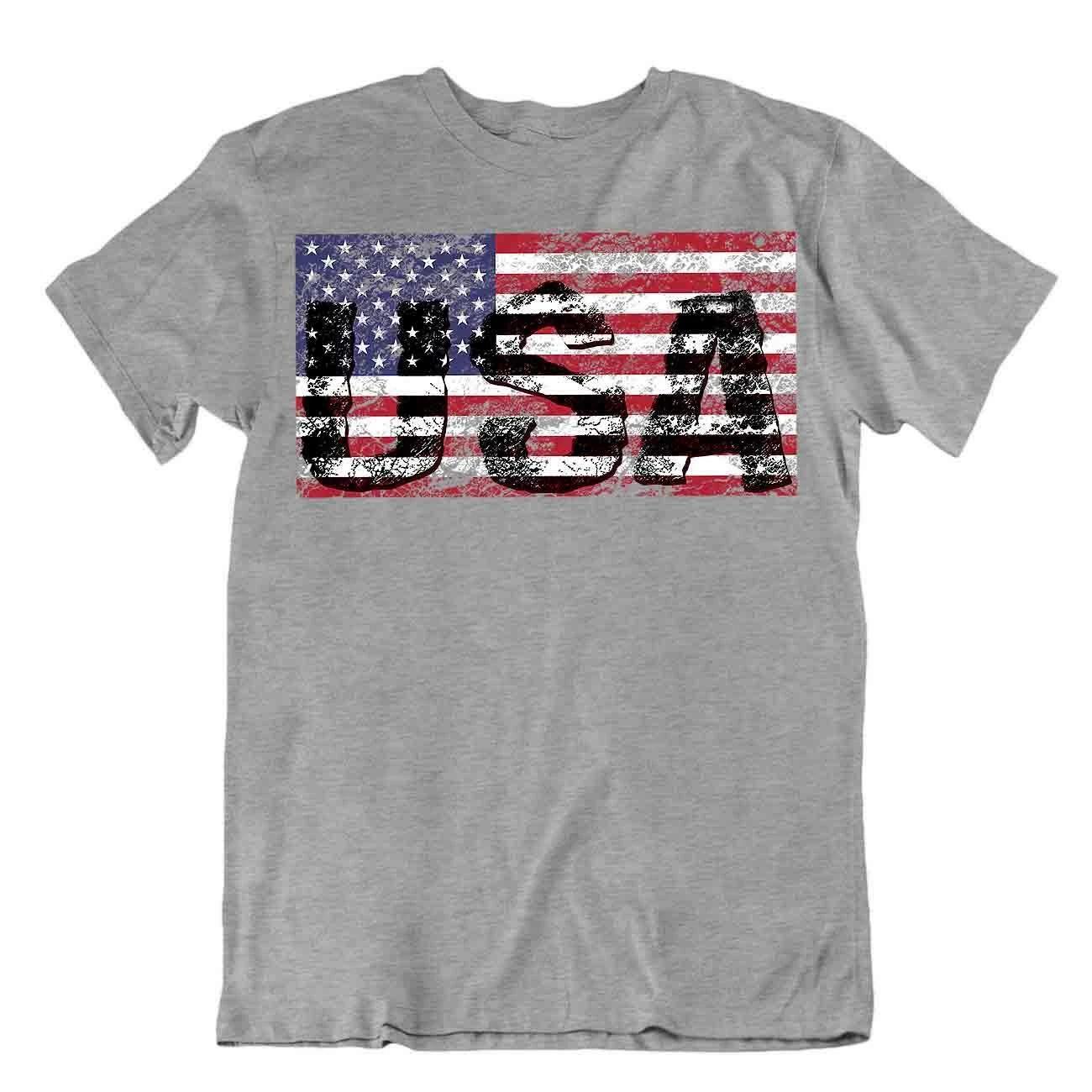 United States flag Tshirt T-shirt Tee top city map Stars Stripes Great nation M