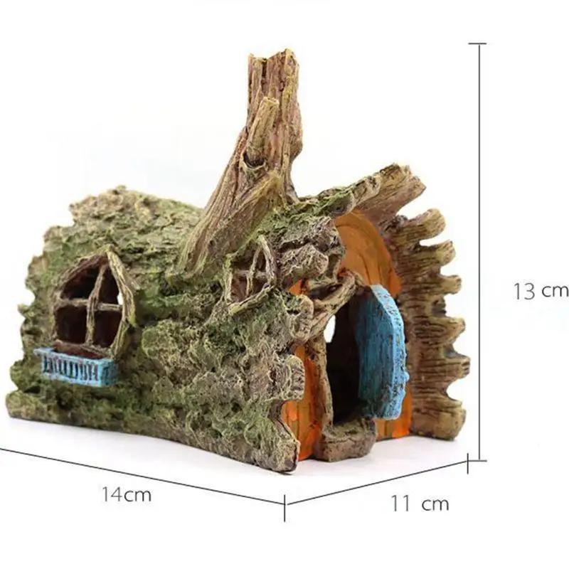 

Creative Fish Tank Ornaments Vintage Driftwood Decoration Fish Tank Landscaping Aquarium Resin Home Crafts Aquarium Background білий