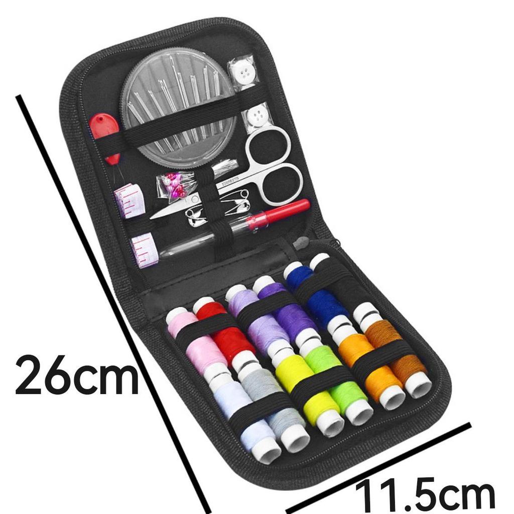 Portable Needle and Thread Kit - Home DIY Sewing Tool Set, Household Sewing Box