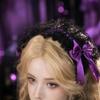 Purple Lace Hair Headbands Set, Narrow Cute Decorative Headbands for Stage Performance, Hair Accessories for Women and Girls