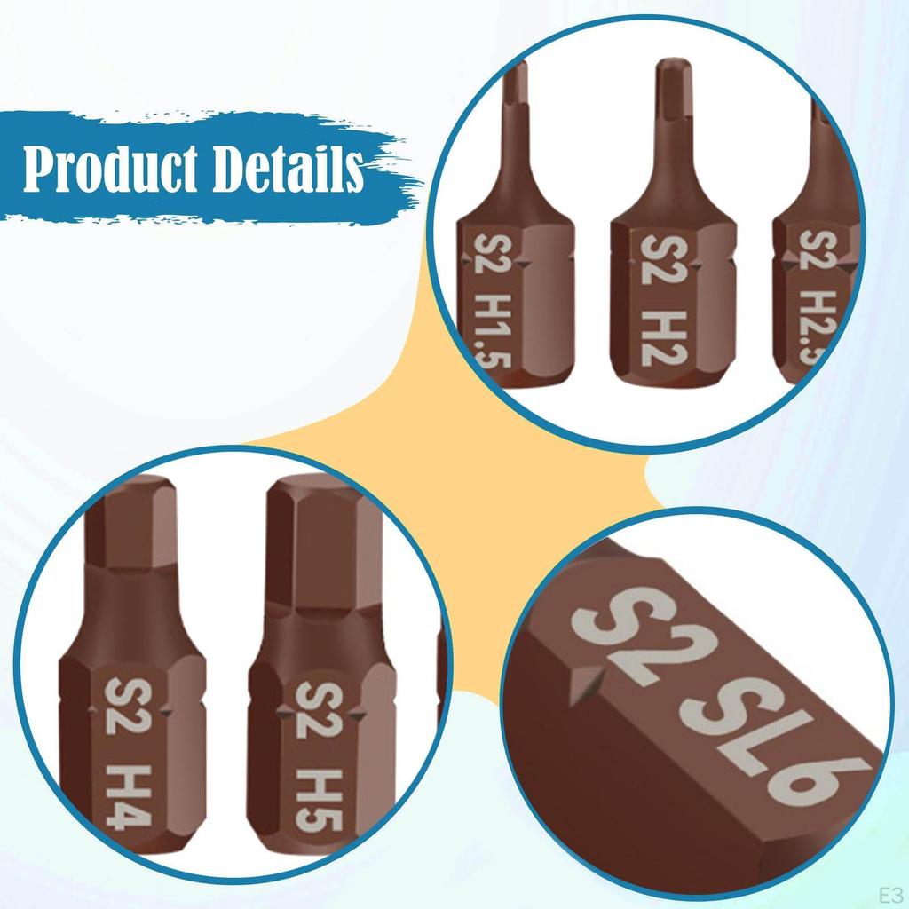 1/4 Inch Impact Driver Bit Set, Repair Tools for Electric Screwdrivers And
