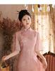 Orchid Green Summer 2025 Cheongsam: Chinese-Style Young Girl's Ao Dai Tea Dress for College Send-Off