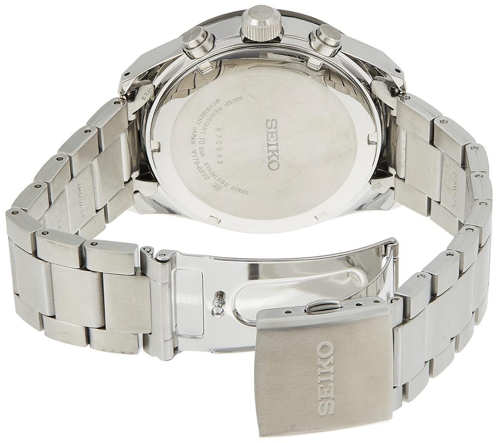 Seiko Solar SSC717 SSC717P1 SSC717P Chronograph Tachymeter Watch Men's