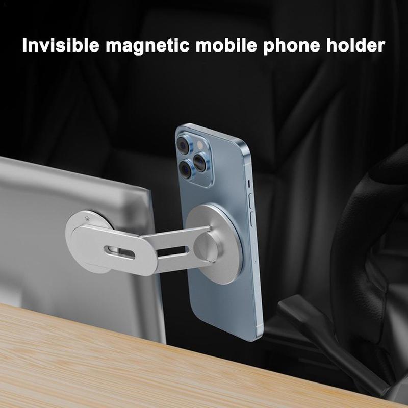 Per supporto a clip per schermo del computer MagSafe Supporto per telefono per auto flottante nascosto Supporto magnetico per laptop/desktop