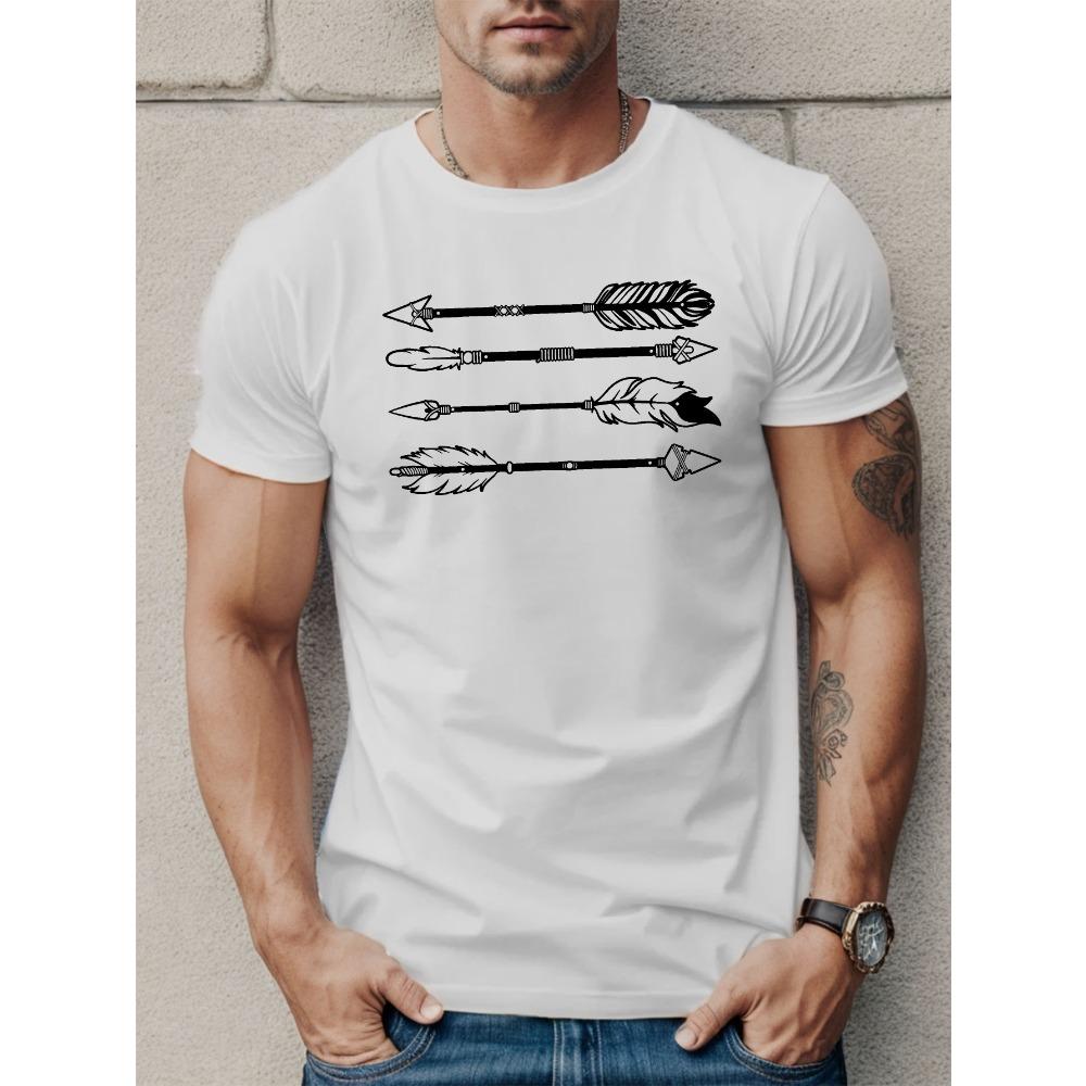 European sizes Arrow Men'S Summer Short Sleeve T-Shirt