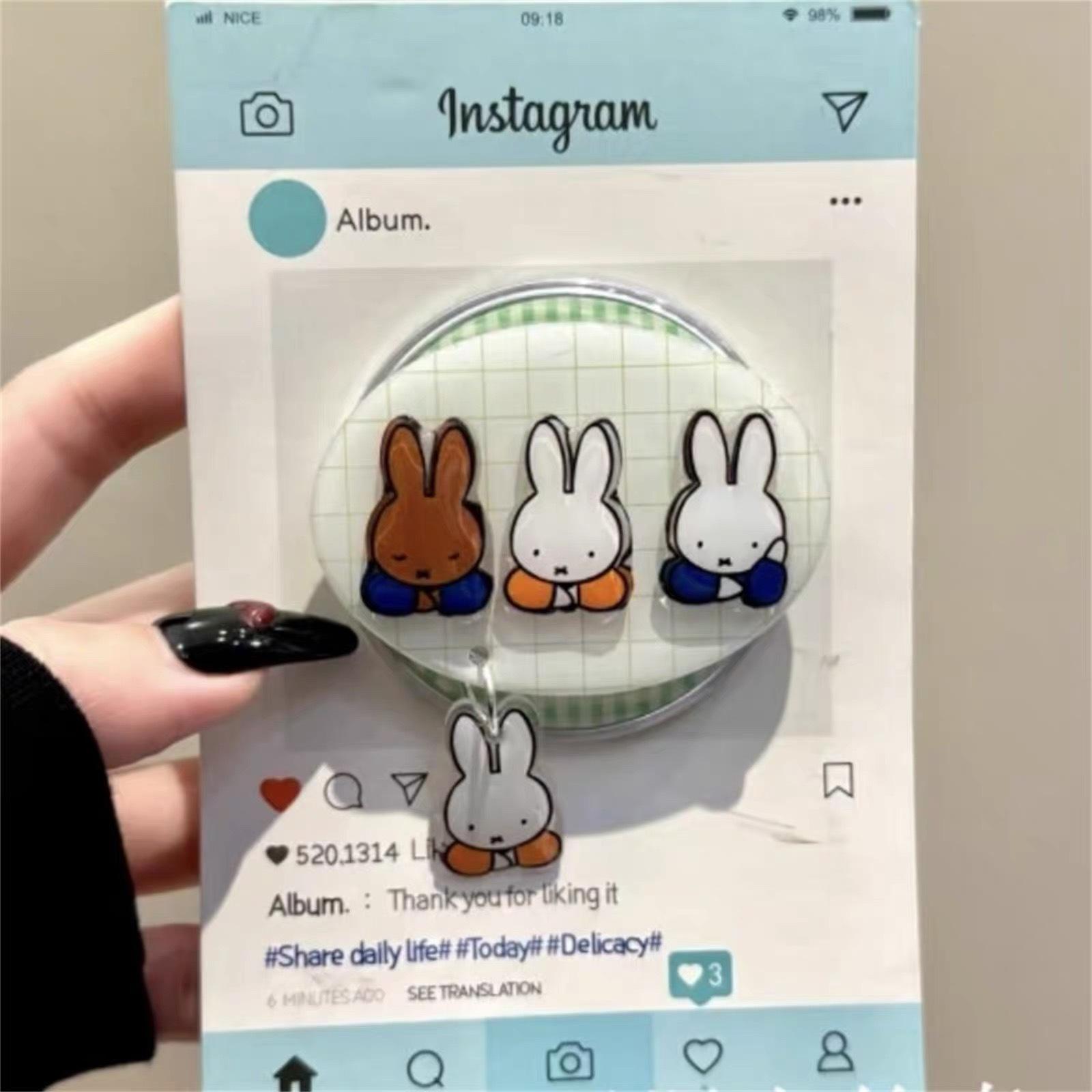 

Miffy Rabbit Magnetic MagSafe Stand - Strong, Retractable, Trendy Design OPP Bag Package