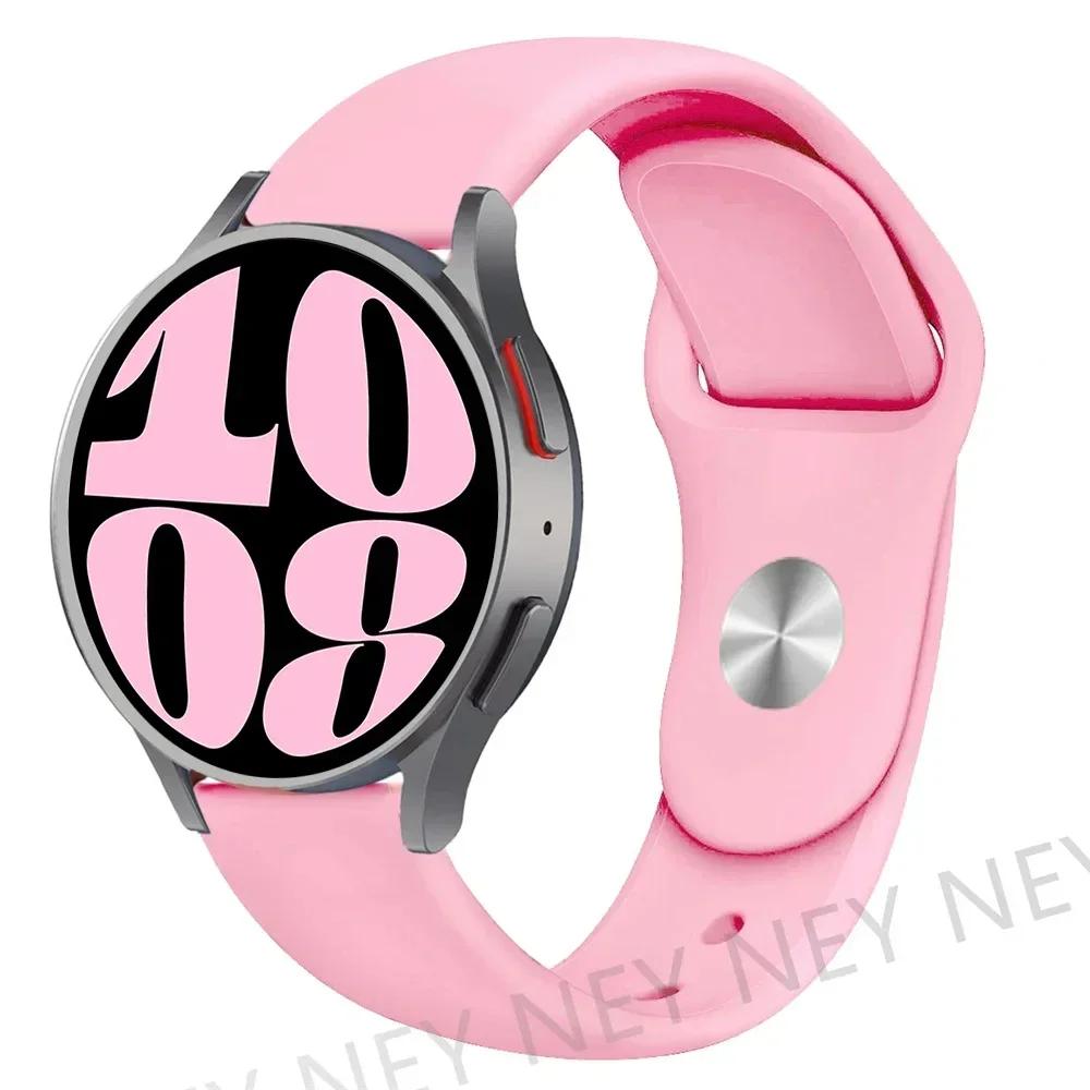 20mm 22mm strap For Samsung Galaxy watch 5 pro/6/4/Classic/Active 2/Gear S3 frontier silicone bracelet Huawei GT 2/2e/3 pro band