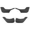 Tesla Model T PU Leather Car Door Kick Mats, 4 Colors Available: Black