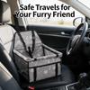 Dog Car Seat Cover Foldable Hammock Pet Harness Cat Bag Basket Stable And Foldable Travel Pet Dog And Cat Safety Car Seat