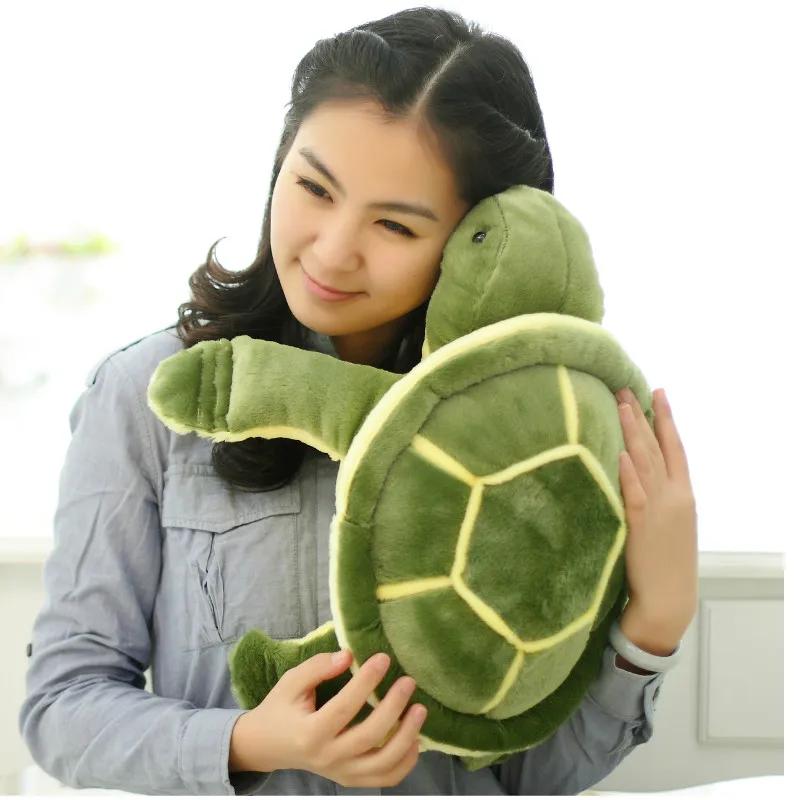 33/45/55cm Lovely Tortoise Plush Toys Cartoon Sea Turtle Pillow Stuffed Soft Animal Sofa Cushion for Birthday Gifts