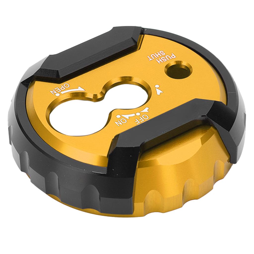 Seat Lock Cover Cap CNC Aluminum Alloy Replacement for Yamaha Nmax 125 150 155 20152019Yellow