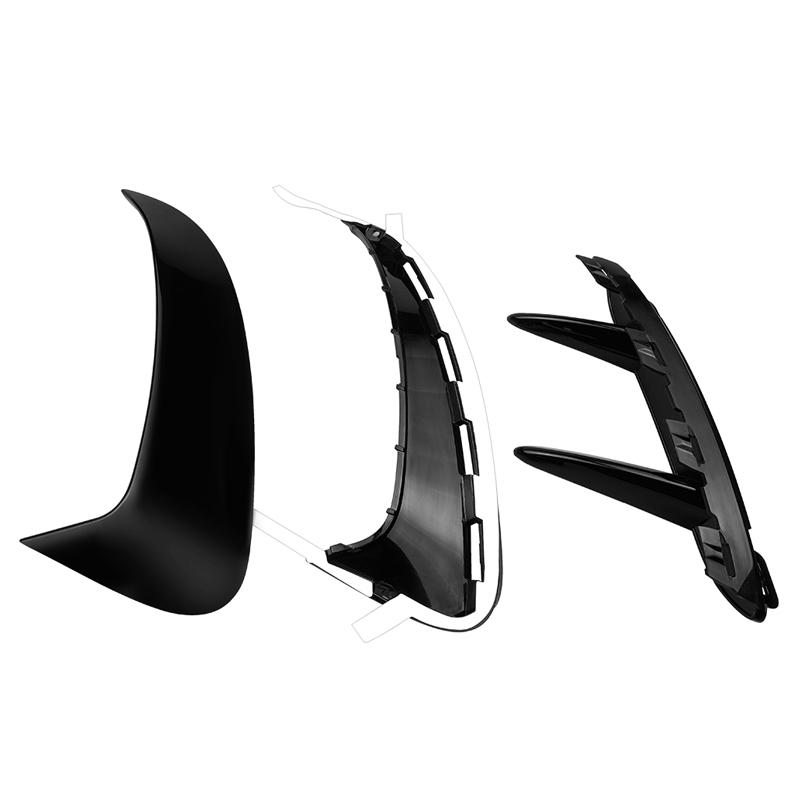 For Mercedes Benz A Class W177 Sedan A180 A200 A250 A35 AMG 2020 2021+ Rear Bumper Trim Cover Fender Flicks Canards Car Styling