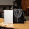 Soft Leather Backpack Women's Commuter Backpack Large Capacity Student Schoolbag
