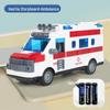 Rechargeable Wireless Remote Control Ambulance Toy with Light and Sound Effects - Perfect Birthday Gift for Boys
