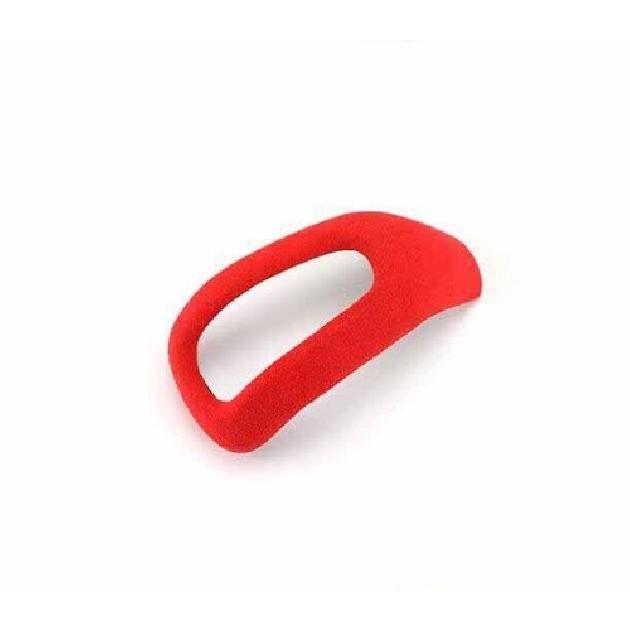Red Alcantara Central Console Gear Shift Knob Trim For Cadillac XT4 -