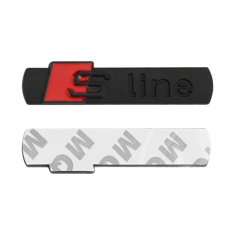 

Новая Авто Эмблема Передней Решетки Значок S Line Наклейка для Украшения Кузова Автомобиля для Audi A3 A4 B8 8P 8V B6 A5 A6 C7 Q5 B9 B7 C6 sticker