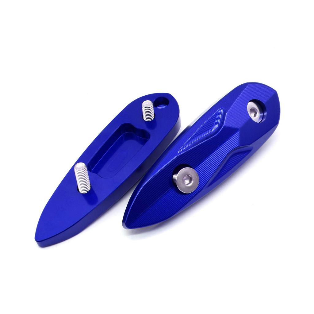 AL-mart Motorcycle Mirror Hole Cover Mirror Block Off Base Decorative Plate CNC Aluminum For Yamaha YZF-R25/R3 2015-2023, YZF-R15 2017-2023