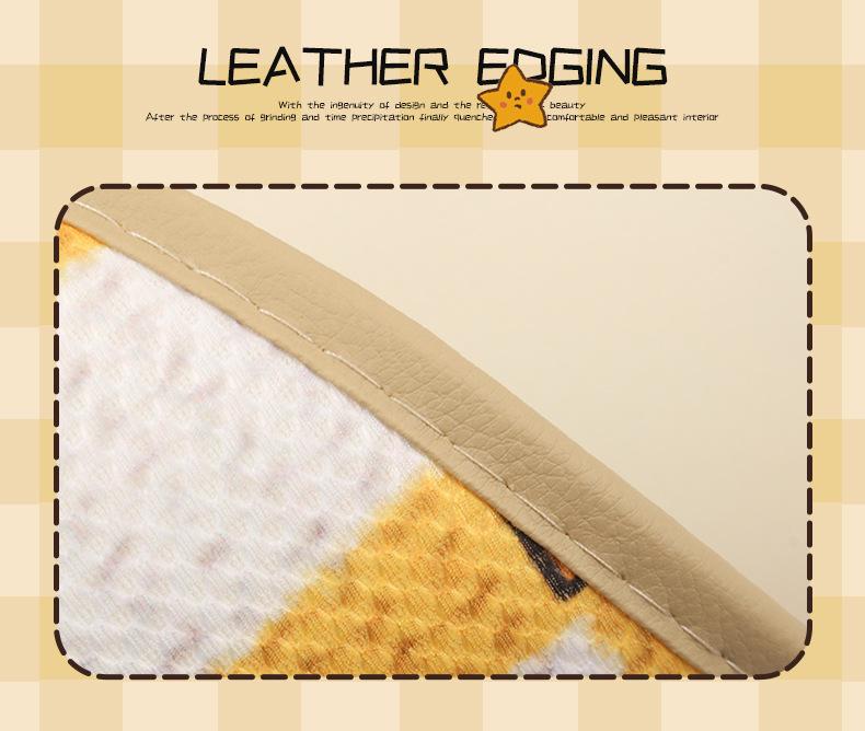 Cute Female Cartoon Car Seat Cushion for Xiaopeng MONA M03/P7/G6/G7/G3 - All Seasons