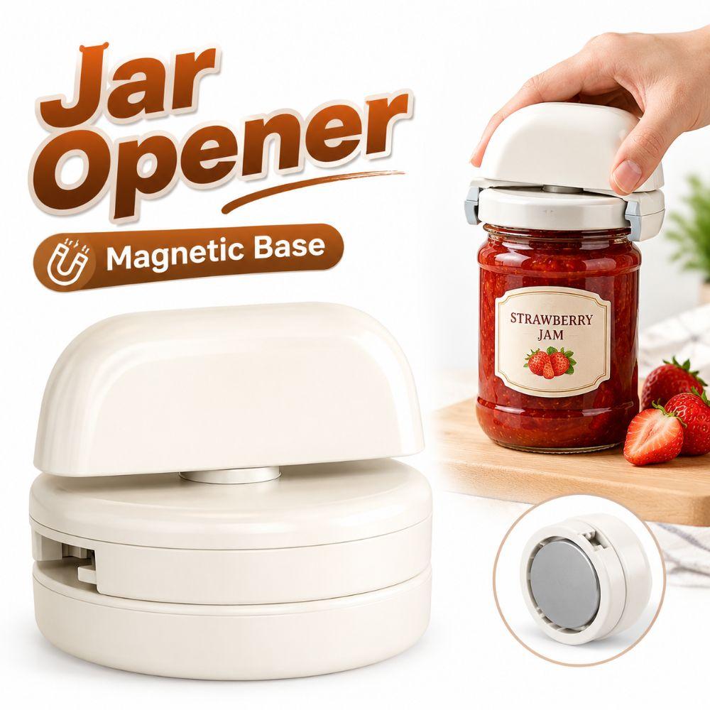 Adjustable Jar Opener Magnetic Base Can Opener New Lid Remover Kitchen