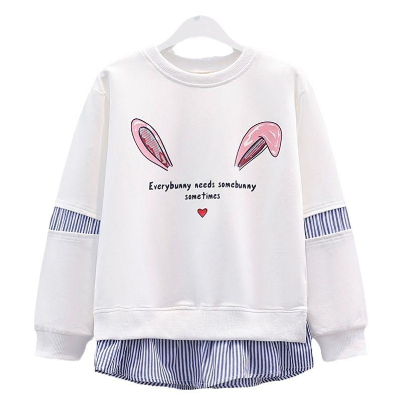 Girl Printing Clothing Set Casual Clothes Sweatshirt +Pants 2 Pieces Set