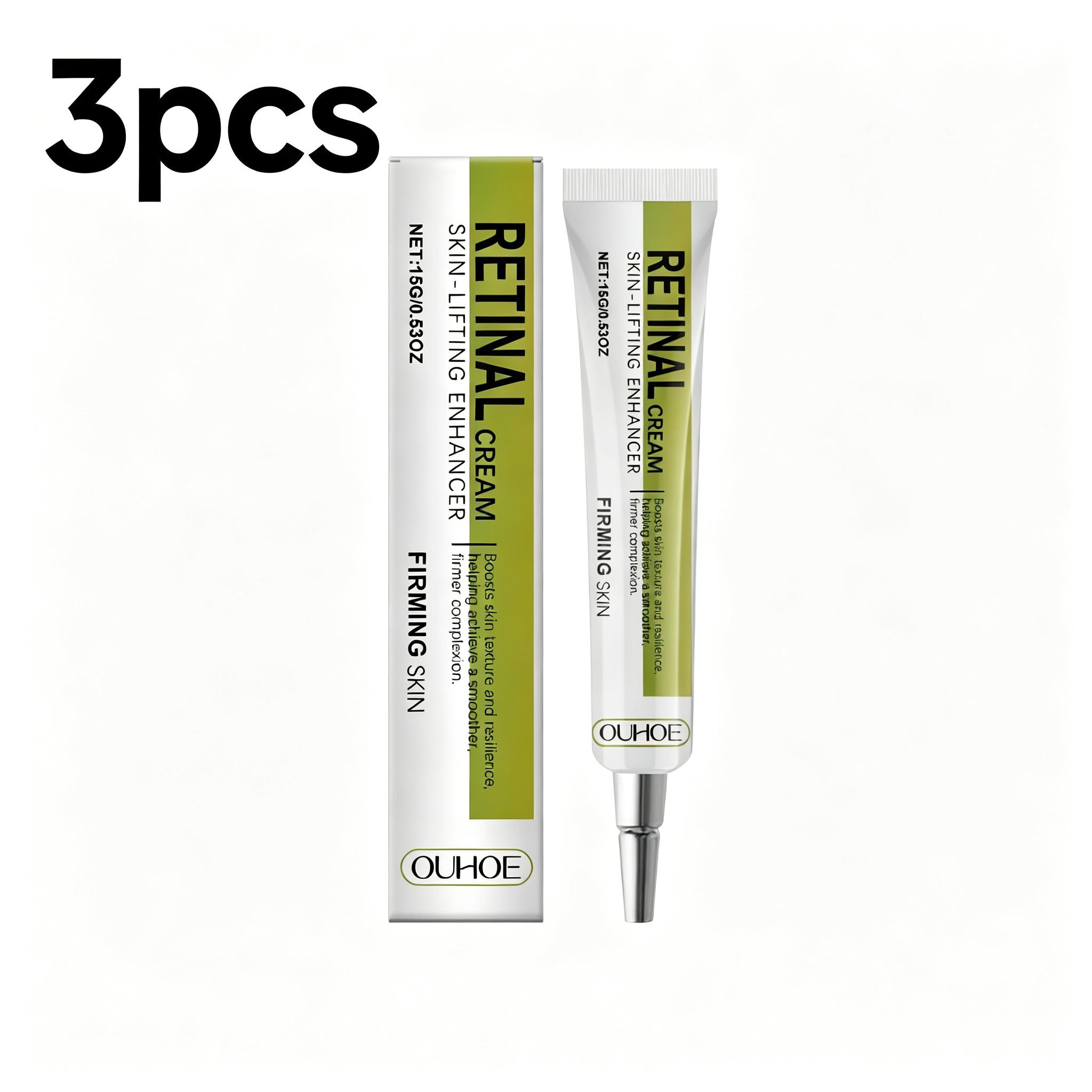 Anti-Aging Retinol-Creme für Frauen Straffend Aufhellend Gesichtsfeuchtigkeitspflege Tiefe Hydratation Nachtcreme für trockene empfindliche Haut Winter 15gx3