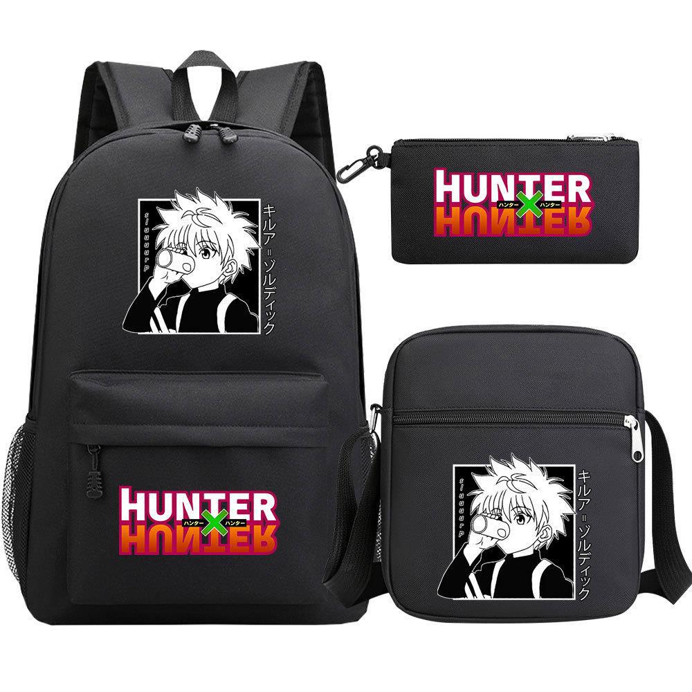 Animation, Full-Time Hunter, Young Students, School Bags, Men'S And Women'S Leisure Travel, Backpacks, Trendy Computer Bags