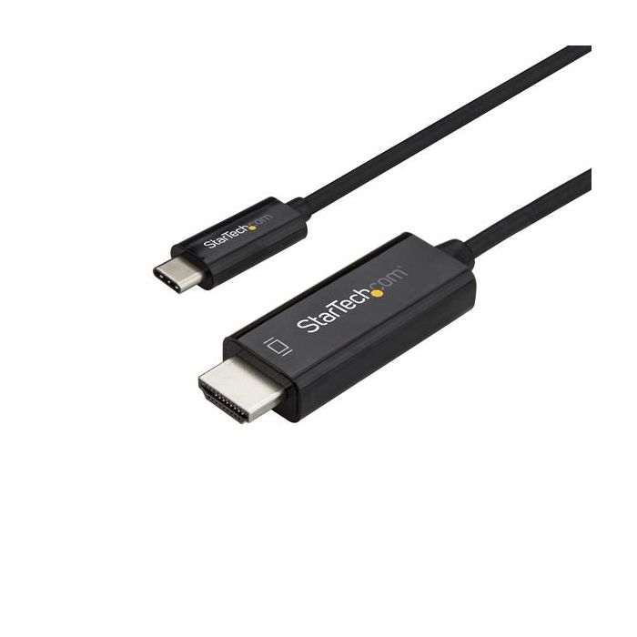 USB-C til HDMI-adapterkabel - StarTech.Com - 2 m - 4K 60 Hz - Svart - Hann/Hann