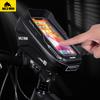 WILDMAN XT1 Popular Rainproof EVA&PU Mobile Phone Holder Touch Screen Bike Handlebar Storage Bag MTB Box for Bicycle Accessories
