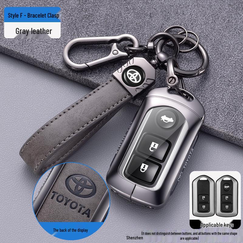 Compatible Key Cover for Toyota Yaris X, Vios FS, Yaris L, and Older Models Remote Controls.