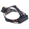 Arbeits-Stirnlampe Modi Winkelverstellbar Wasserdicht USB-Aufladung Arbeitsleuchte für Außeneinsatz Schwarz