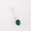 Chrome Diopside Gemstone 925 Sterling Silver Boho Jewelry Handmade Pendant 1.79" PP-60-9
