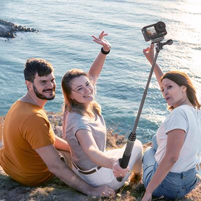 Invisible Selfie Stick Carbon Fiber Extension Pole Hand Grip for Insta360 X5/X4/X3 for DJI OSMO for GoPro Hero