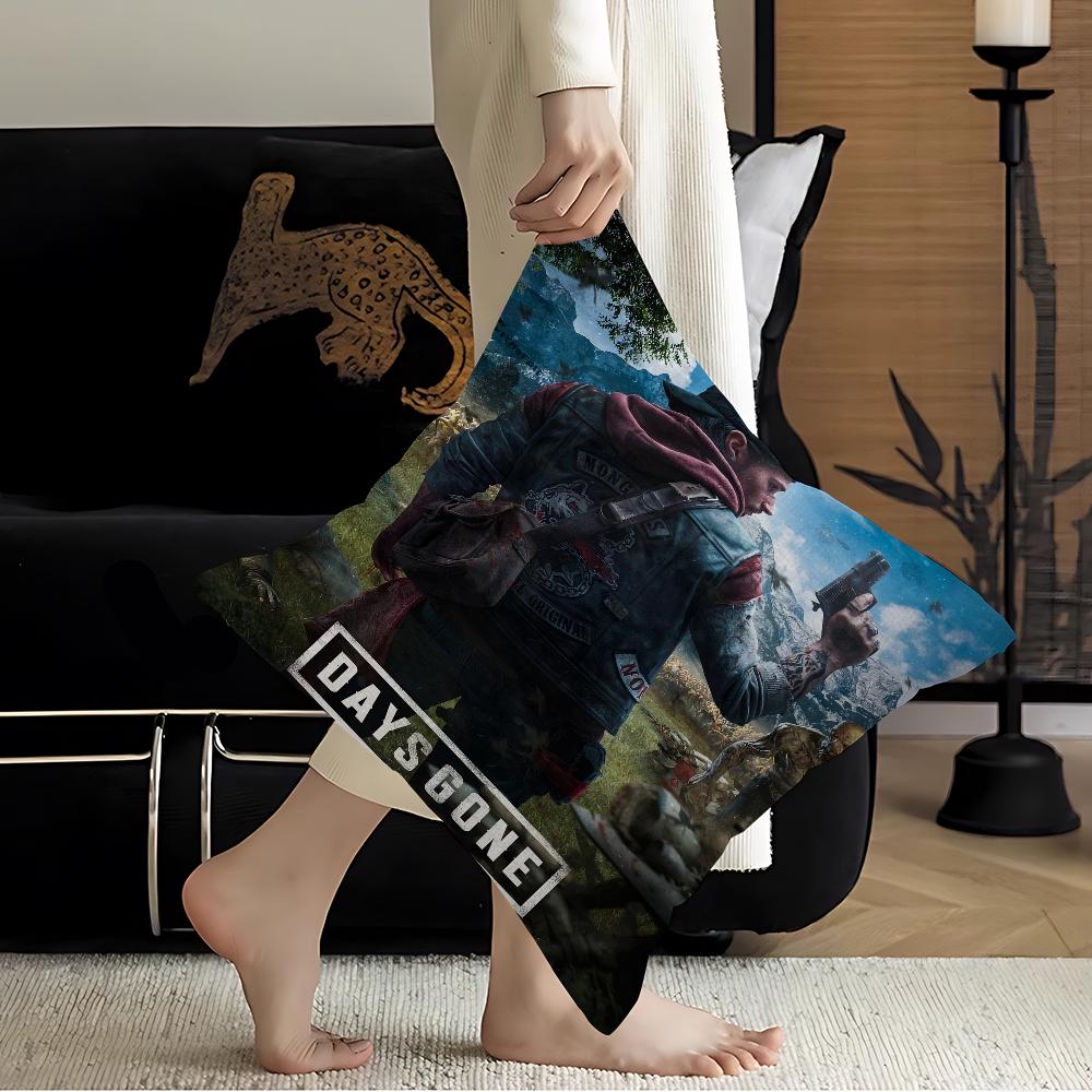 

Video Games Days Gone Pillow Anime Pillow Sofa Bed Head Pillow Cover Cushion Cover 45x45 cm Fashion 16x16Inch