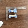 Korean Double Layer Pearl Bow Hair Clip for Girls